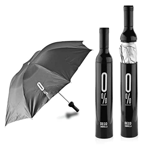 Fixxora UV Umbrella with Novelty Carabiner Handle, Travel Umbrellas