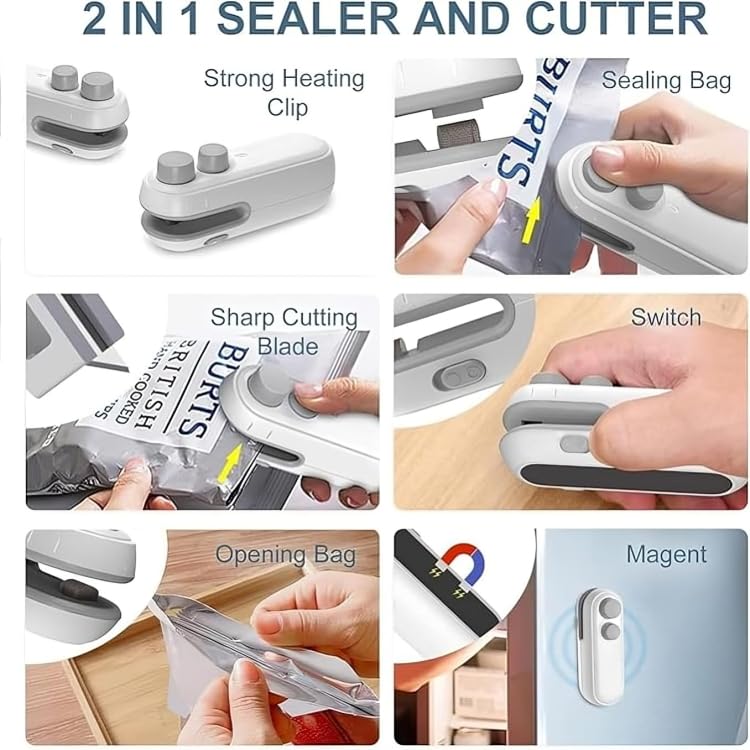 Sealing Clip - Portable Mini Sealing Machine, 1pcs