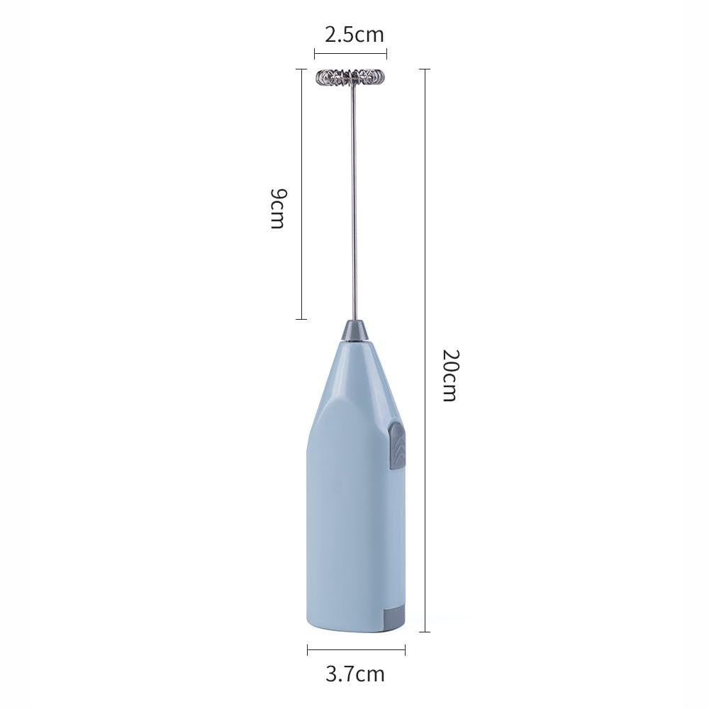 Fixxora™ Electric Milk Frother Handheld Whisk Beater Foam Maker for Mocktails Coffee Latte Matcha Foamer Cappuccino Lemonade(Batteries are Not Included) (Grey), Gray