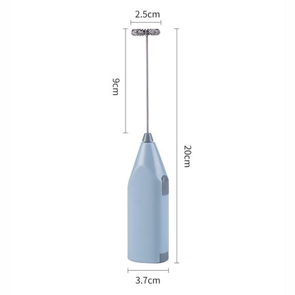 Fixxora™ Electric Milk Frother Handheld Whisk Beater Foam Maker for Mocktails Coffee Latte Matcha Foamer Cappuccino Lemonade(Batteries are Not Included) (Grey), Gray